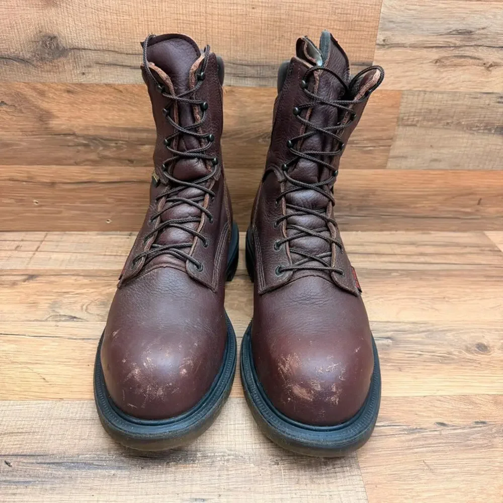 Red Wing Boots Men's size 11.5  Brown Leather Waterproof Soft Toe